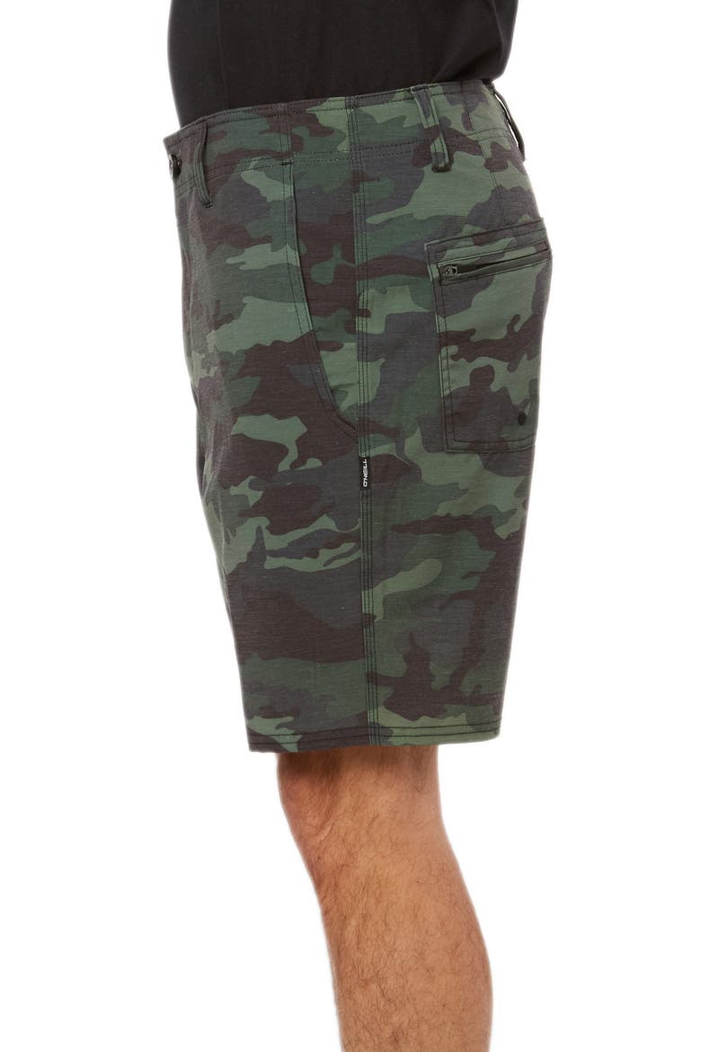 Tropic Garden Hybrid Shorts, Alternate, color, CAMO