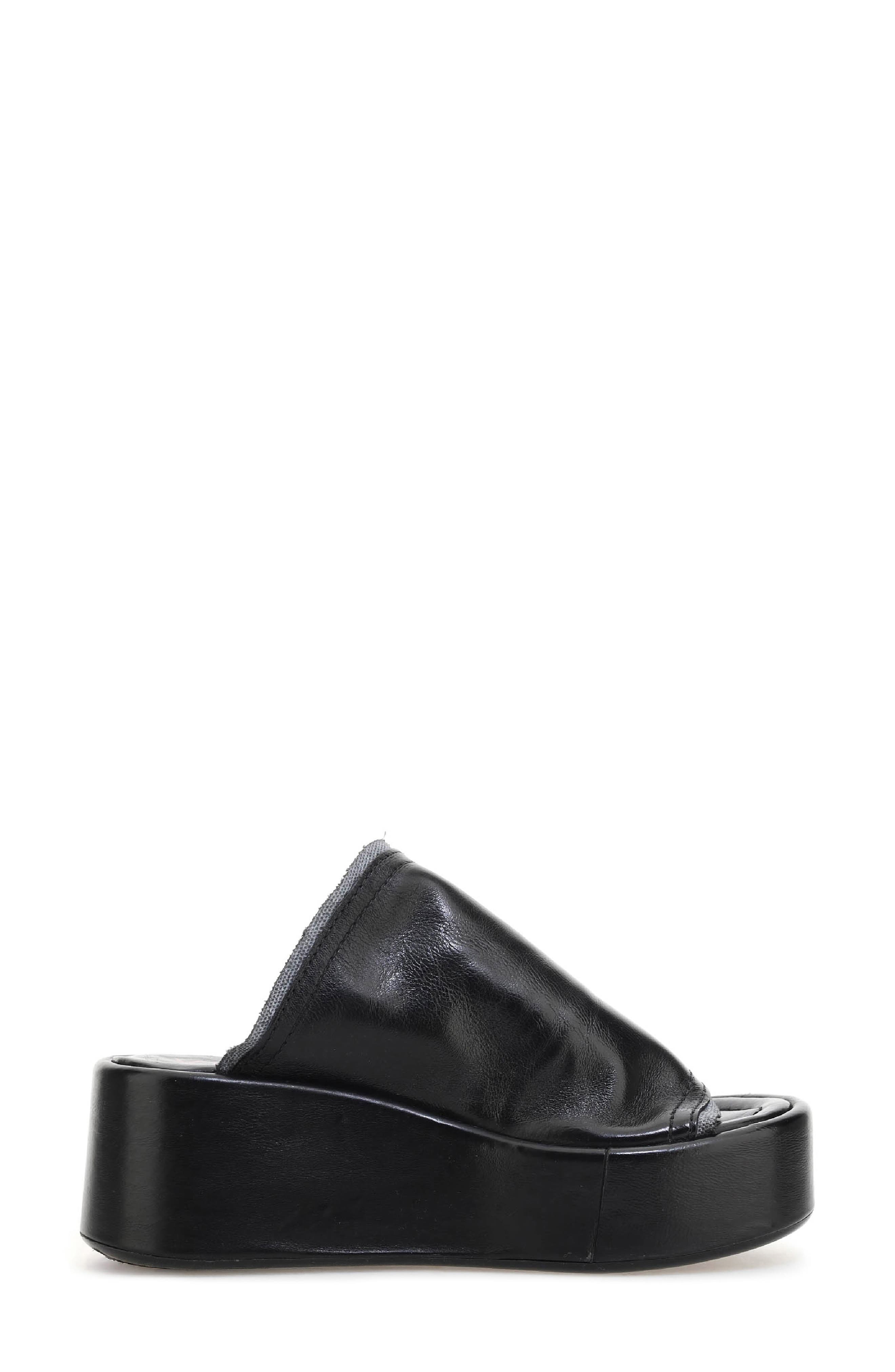 A.S.98 Marlon Platform Sandal, Alternate, color, Black