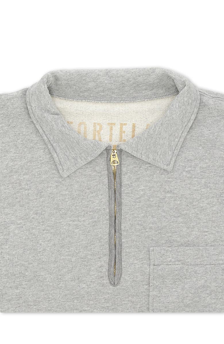 Fortela Cotton Zip-Up Sweatshirt, Alternate, color, Grey