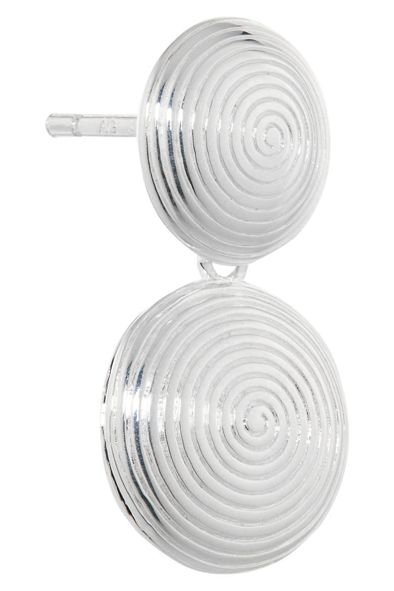 The Rita Drop Earrings, Alternate, color, SILVER