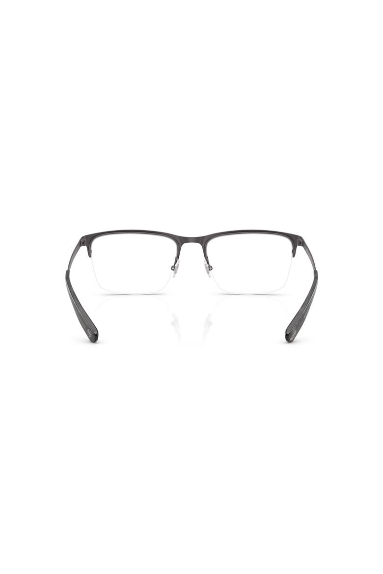 58mm Rectangle optical glasses, Alternate, color, Grey