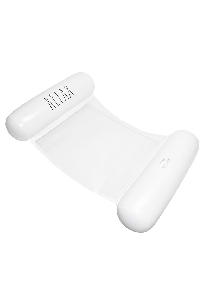 Relax Hammock Pool Lounge 54"X 28", Main, color, White