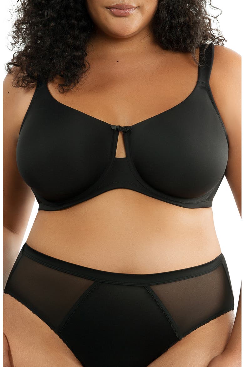 Erika Unlined Molded Bra, Main, color, BLACK