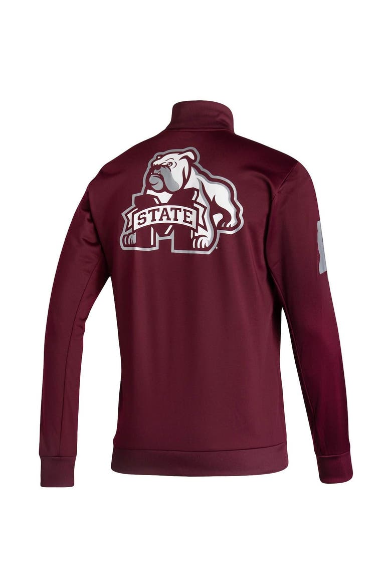 Men's adidas Maroon Mississippi State Bulldogs Football Strategy Full-Zip Jacket, Alternate, color, Maroon