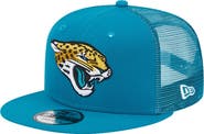 New Era Men's New Era Teal Jacksonville Jaguars Main Trucker 9FIFTY Snapback Hat