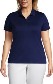 Lands' End Plus Size Supima Cotton Polo Shirt
