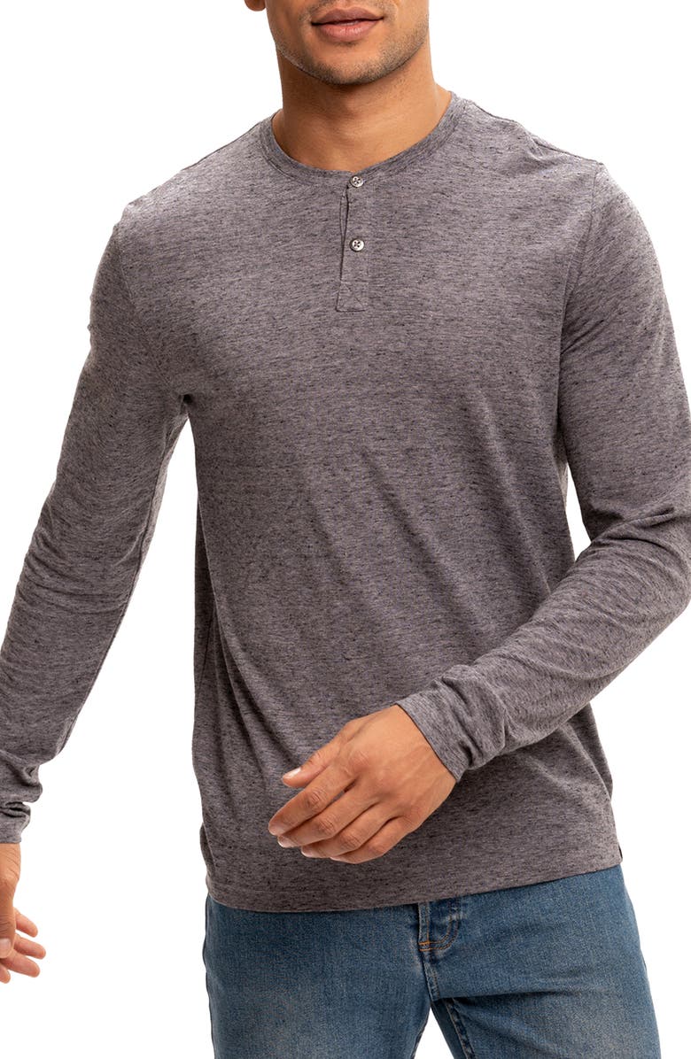 Threads 4 Thought Braeden Slub Long Sleeve Henley, Main, color, 