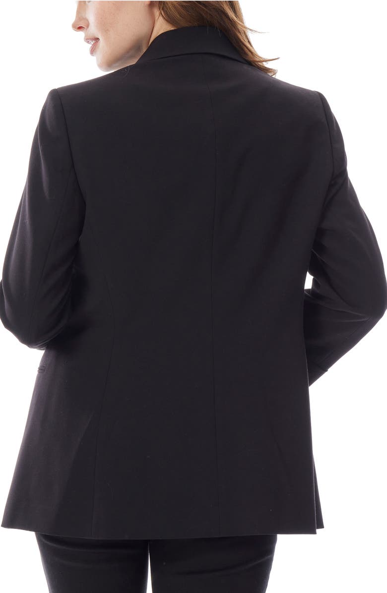 Jones New York Three Quarter Sleeve Blazer, Alternate, color, Jones Black