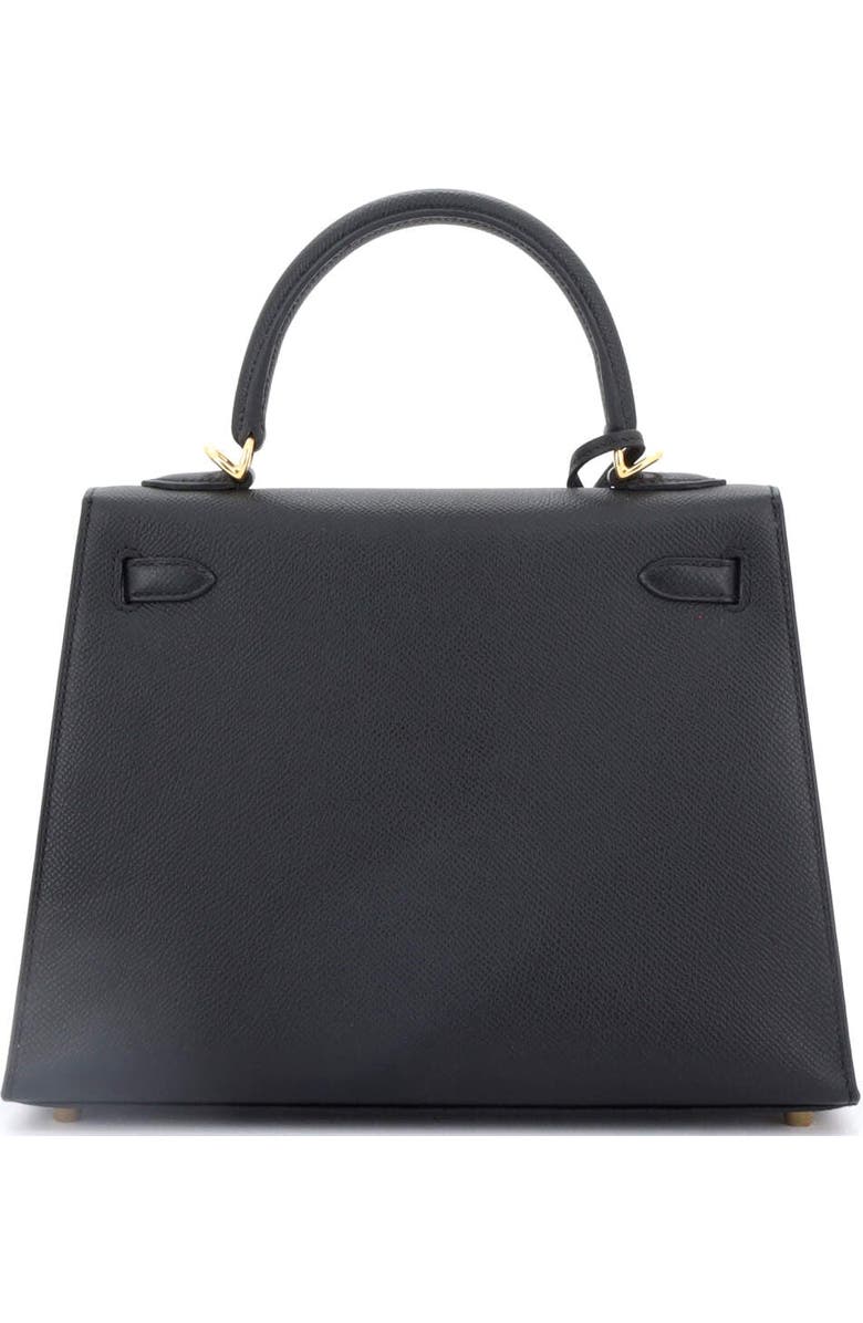 Pre-Owned Hermes Kelly Handbag Black Epsom with Gold Hardware 25, Alternate, color, Noir