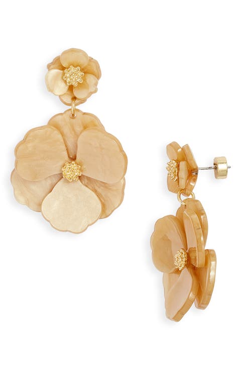 Pansy Drop Earrings