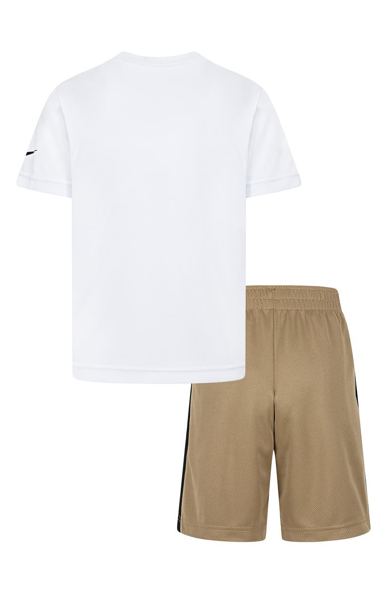 Nike Kids' Swoosh T-Shirt & Shorts Set, Alternate, color, Parachute Beige