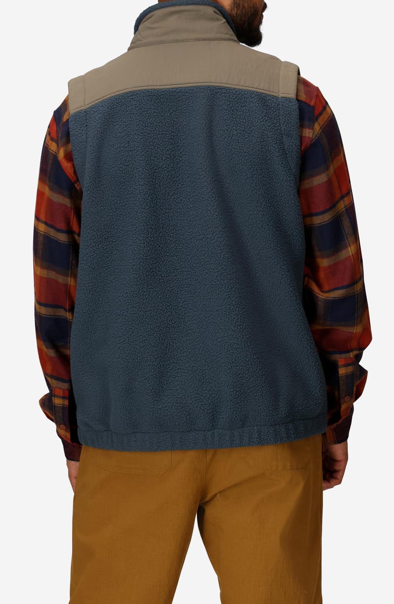 Marmot Wanderer High Pile Fleece Vest, Alternate, color, Thunderhead/ Claystone
