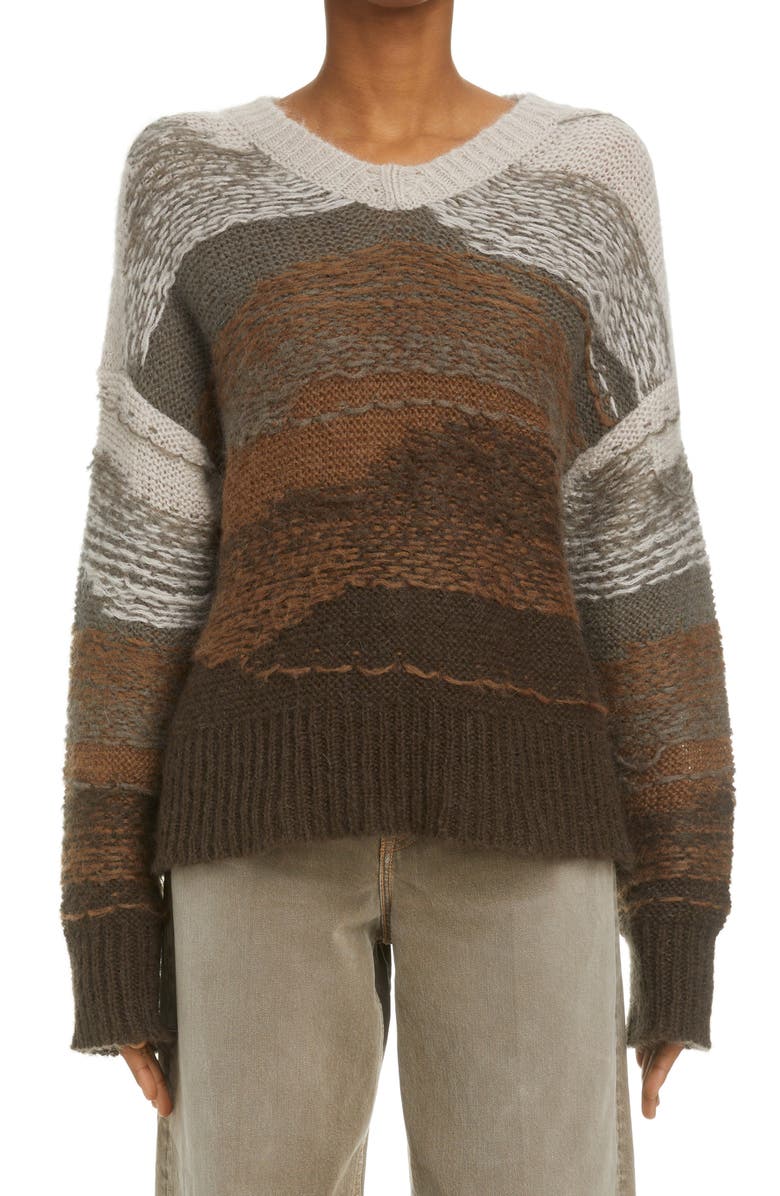 Acne Studios Kestella Ombré Sweater, Main, color, 