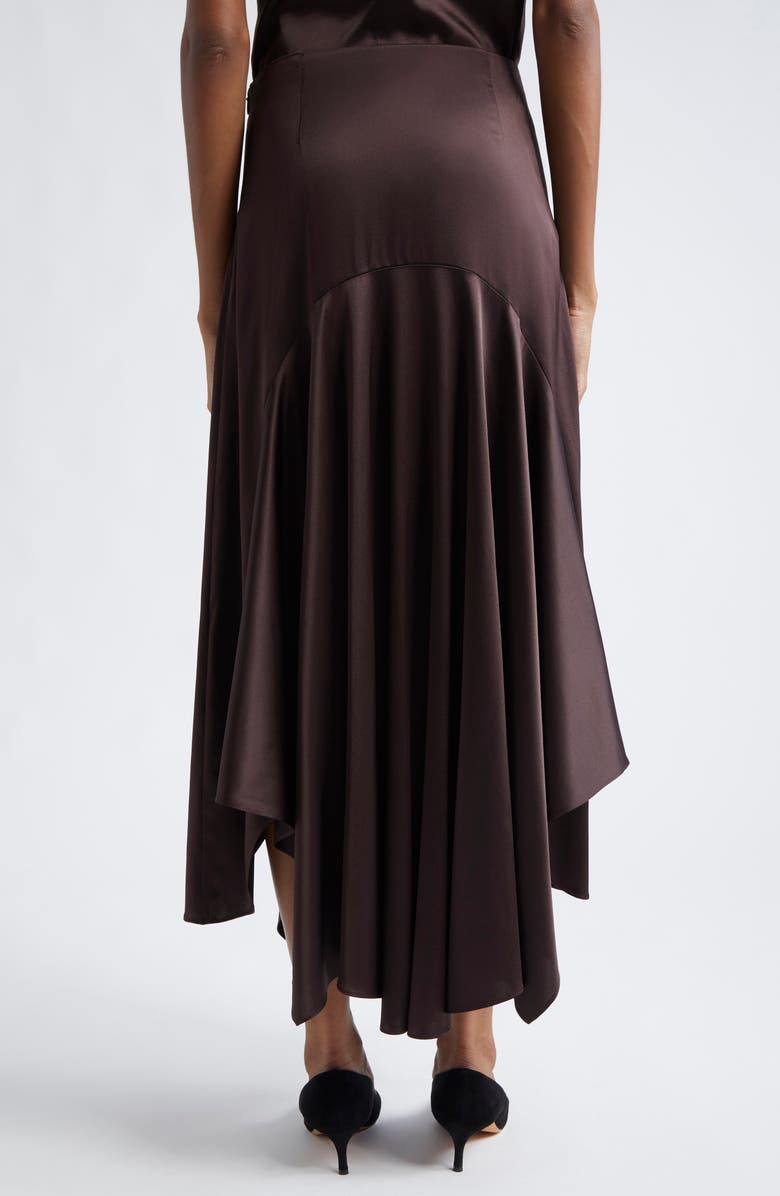 Veronica Beard Medina Silk Blend Handkerchief Hem Skirt, Alternate, color, 