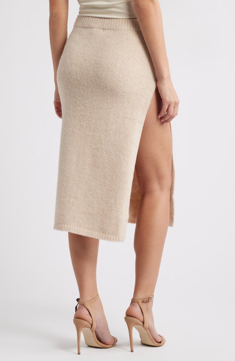 Mistress Rocks Knit Skirt, Alternate, color, Cream