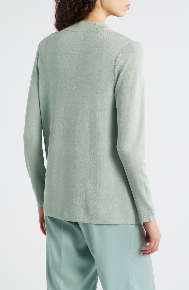 Anne Klein Malibu Open Front Cardigan, Alternate, color, Soft Aloe