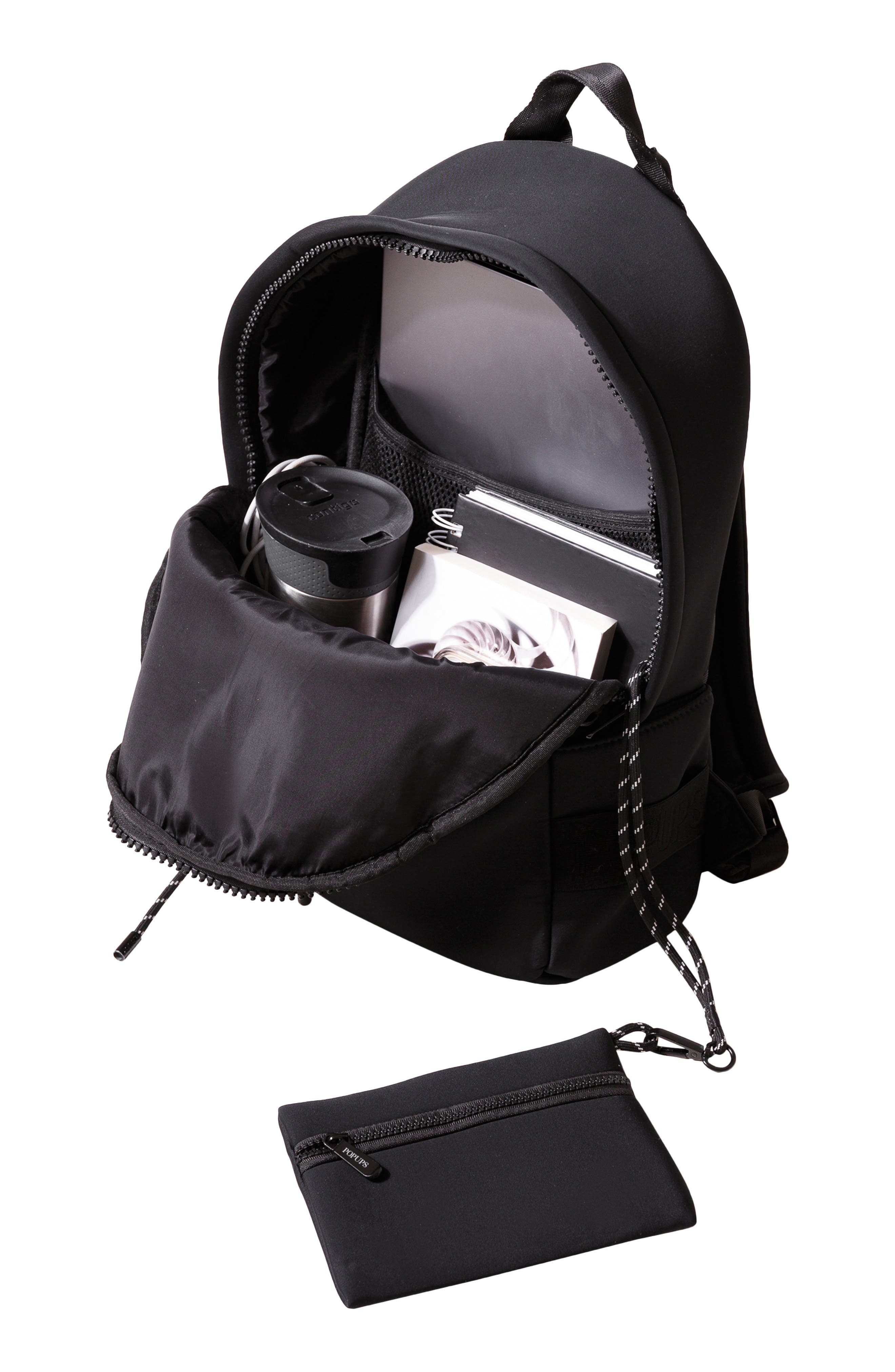 POP UPS BRAND Everyday Neoprene Backpack, Alternate, color, Black