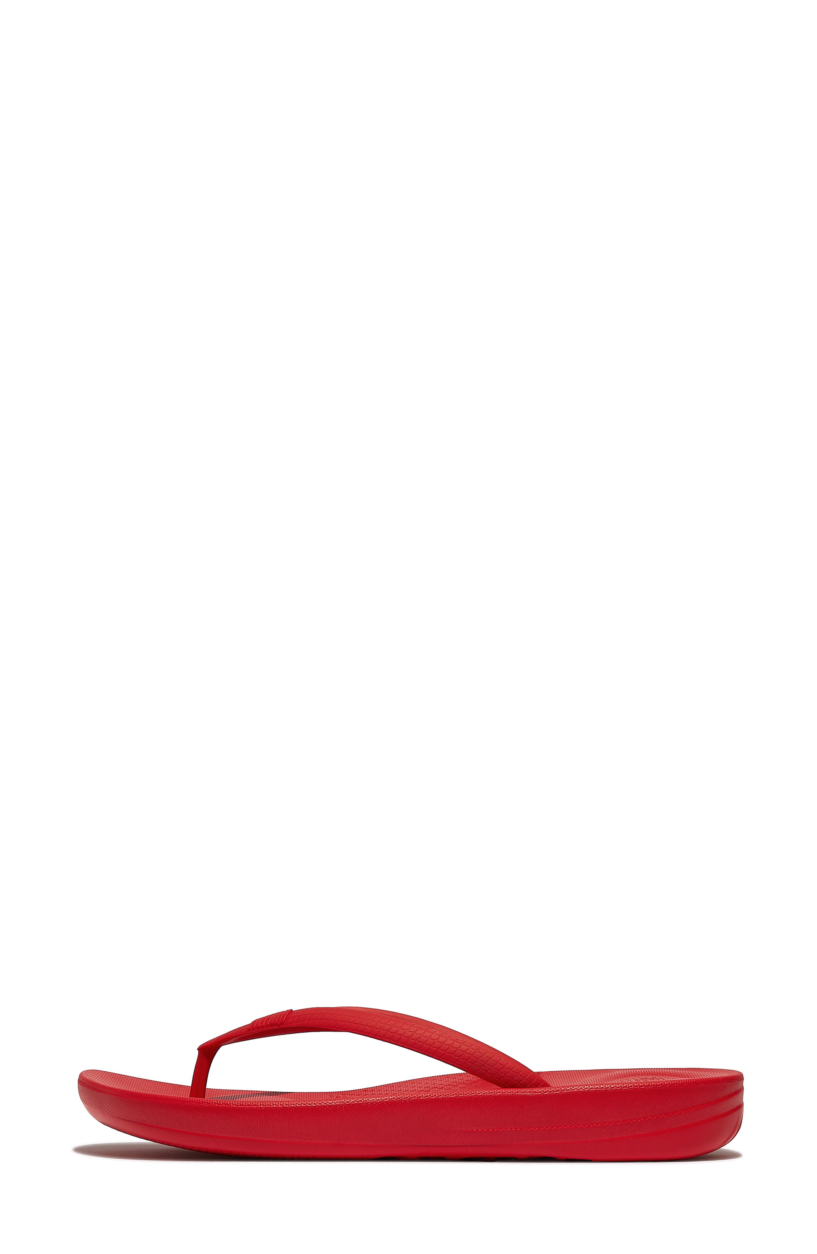 FitFlop iQushion Flip Flop, Alternate, color, Red
