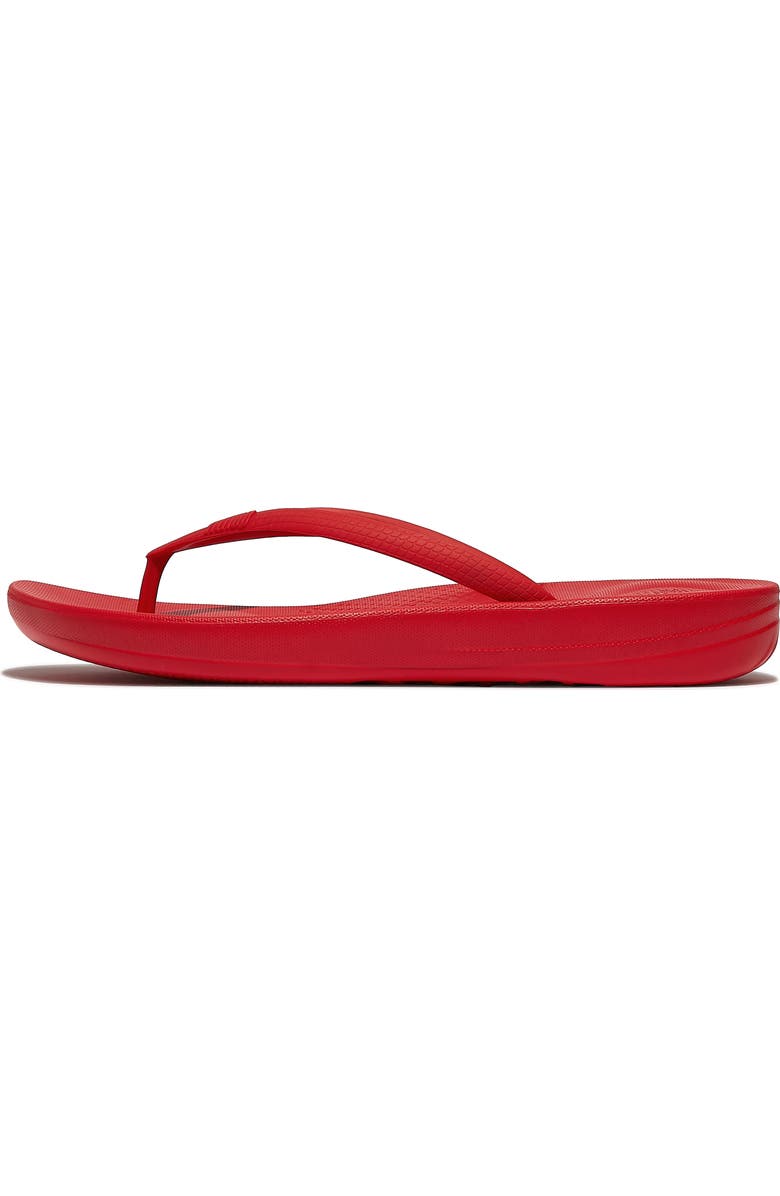 FitFlop iQushion Flip Flop, Alternate, color, Red