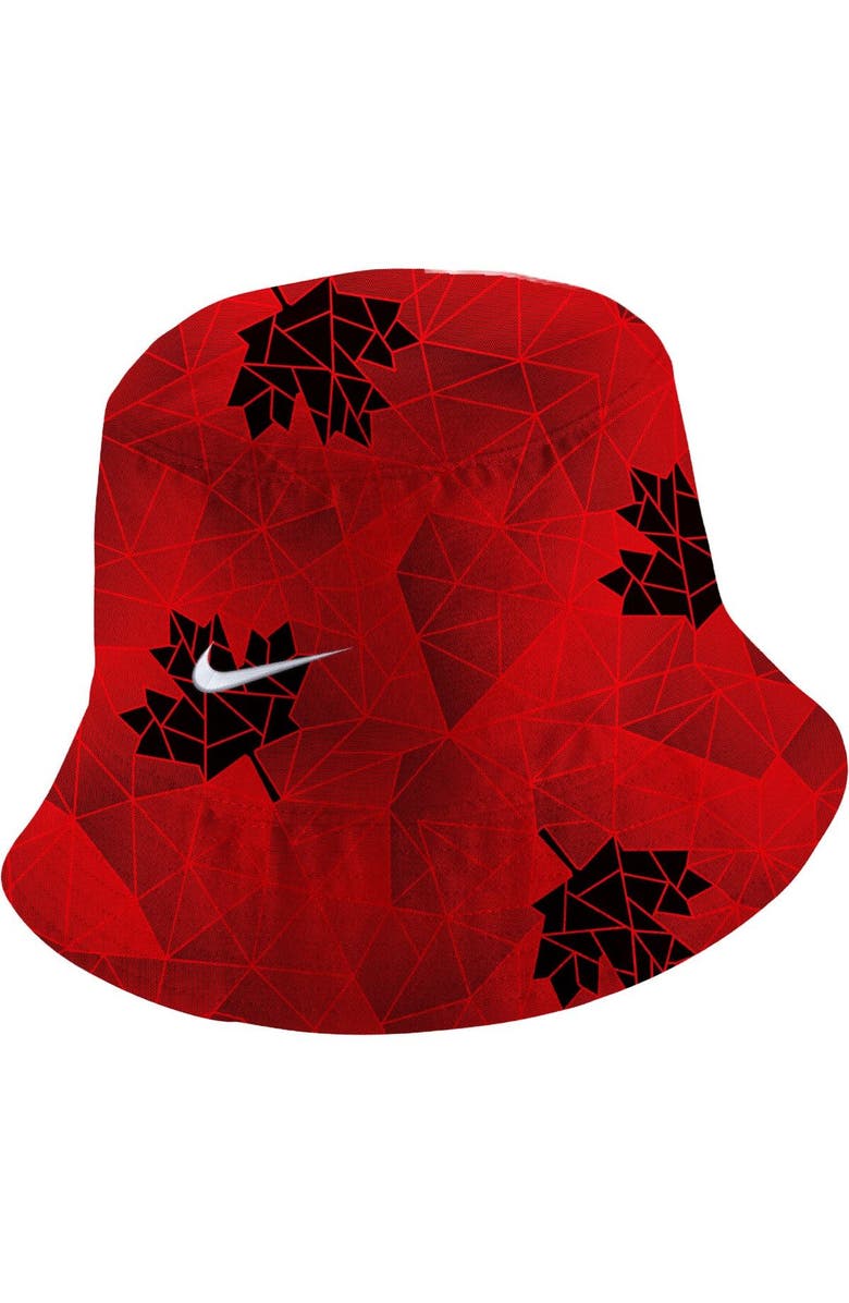 Nike Men's Nike Red Canada Soccer Core Bucket Hat, Alternate, color, Red