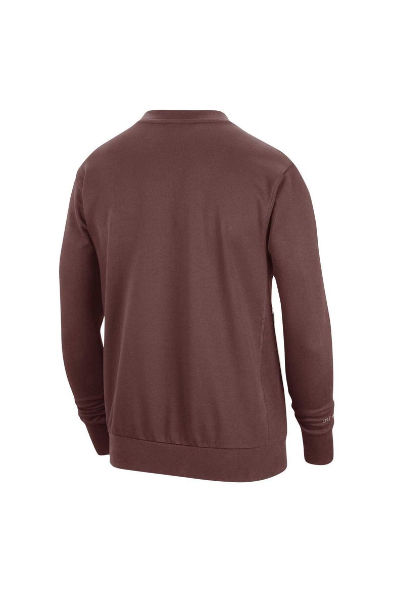 Men's Nike Garnet Phoenix Suns 2023/24 Authentic Standard Issue Travel Performance Pullover Sweatshirt, Alternate, color, Garnet