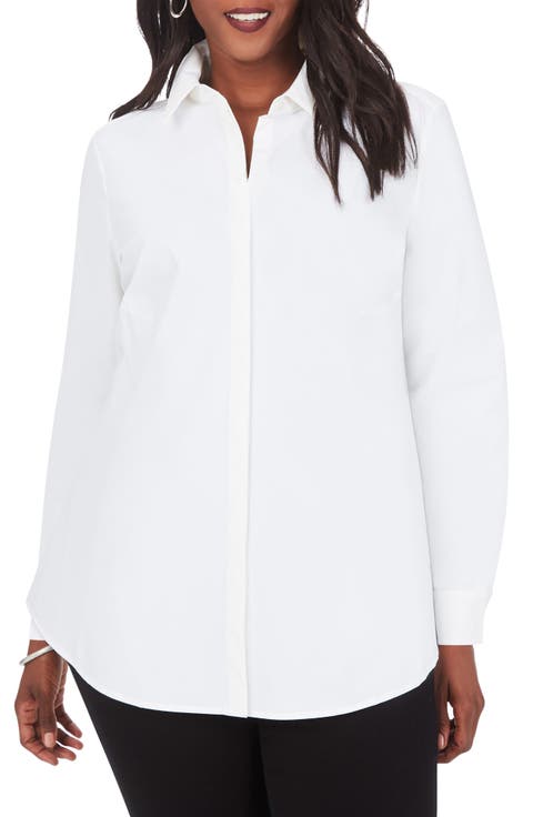 Cici Stretch Tunic Shirt