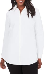 Foxcroft Cici Stretch Tunic Shirt