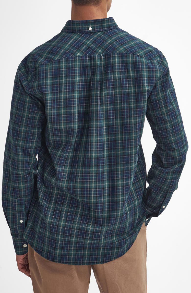 Barbour Lanark Tailored Plaid Cotton Button-Down Shirt, Alternate, color, 