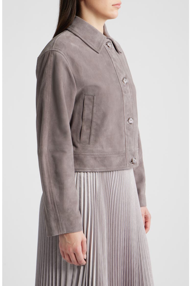 Sadela Suede Jacket, Alternate, color, OPEN PURPLE
