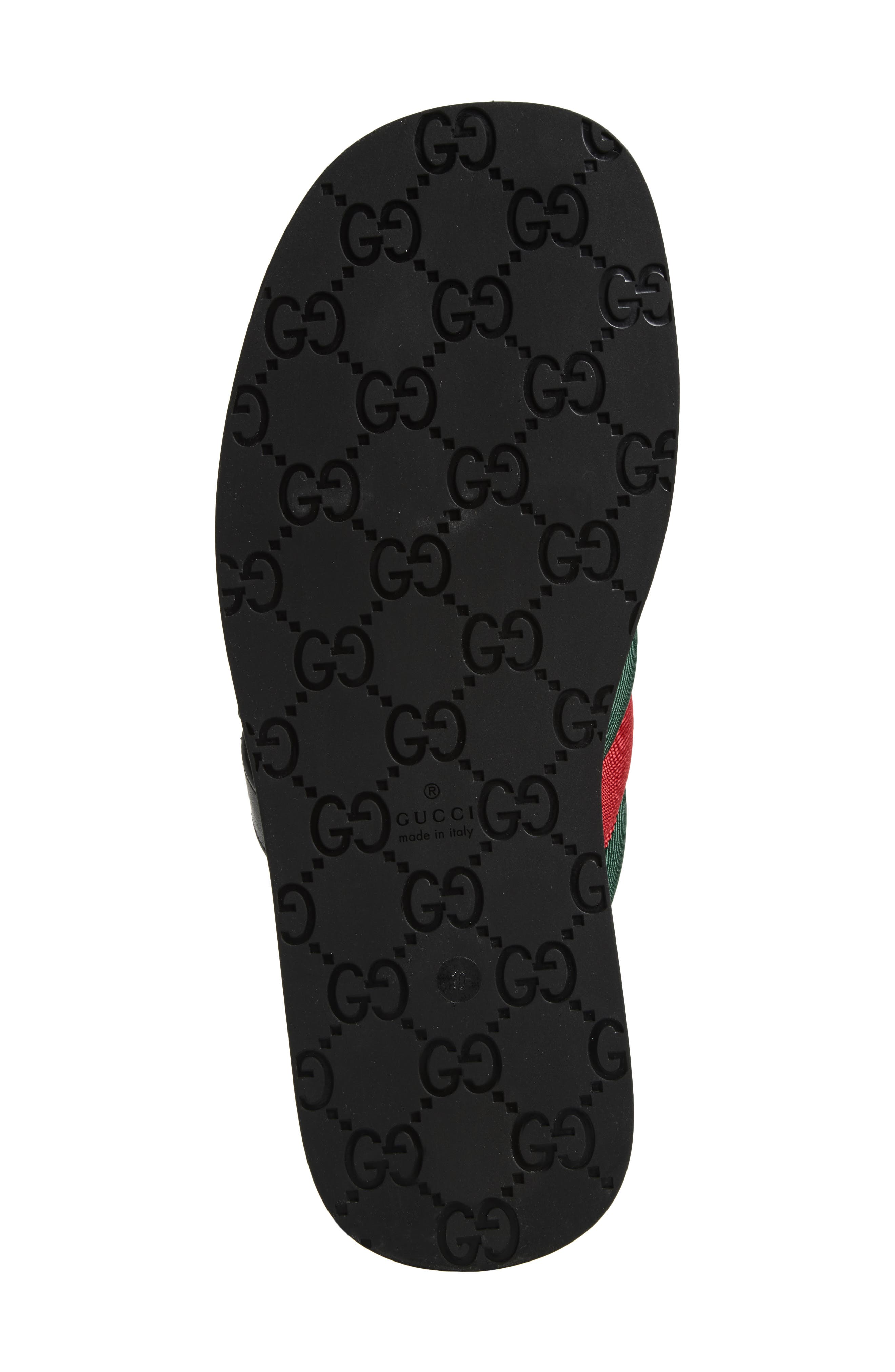 Gucci Maverik Crossover Strap Sandal, Alternate, color, Green/ Red