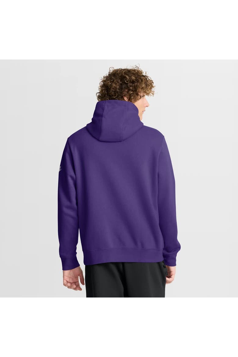 Men's Nike Purple Minnesota Vikings Full Blitz Club Fleece Pullover Hoodie, Alternate, color, Purple