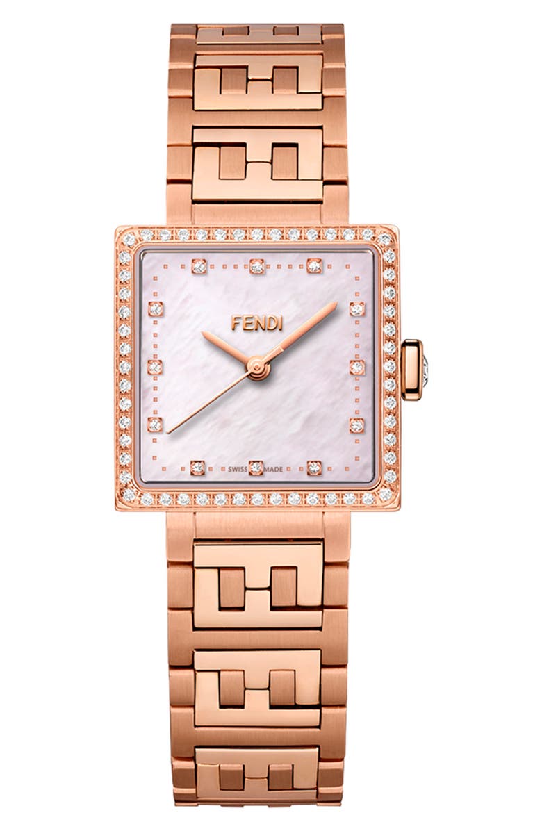 Fendi Forever Bracelet Watch, 23mm, Main, color, 