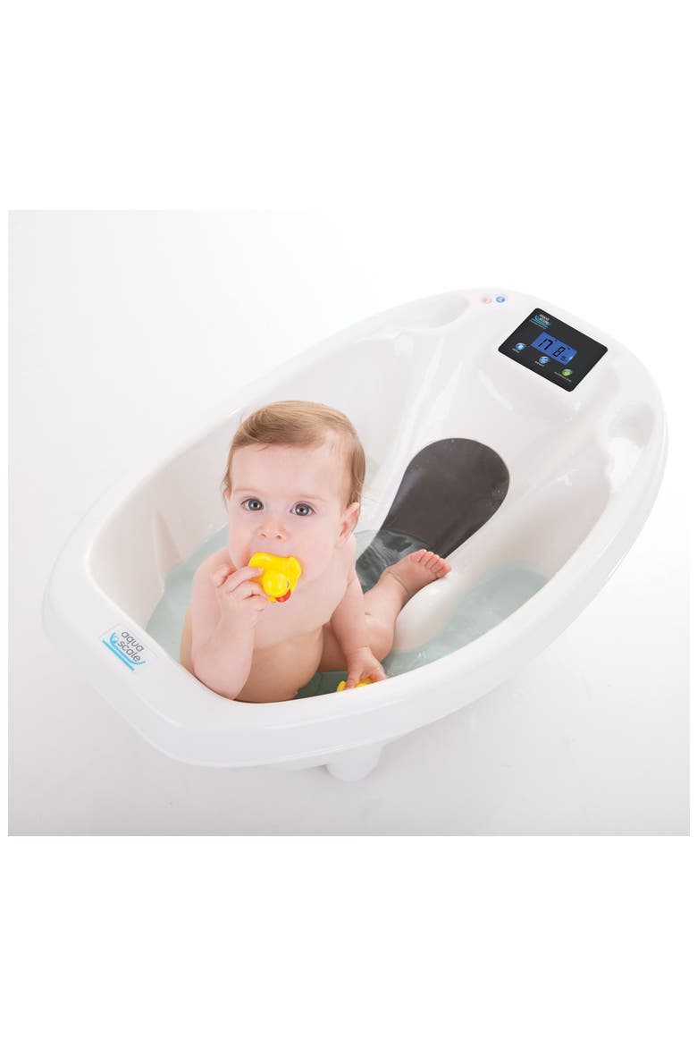 Aquascale 3-in-1 Baby Tub/Scale, Alternate, color, WHITE
