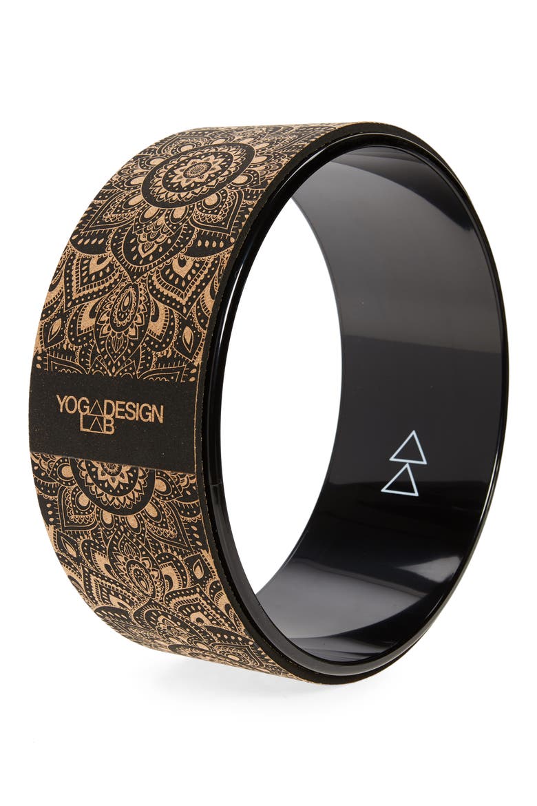 Yoga Wheel Cork Mandala Black video