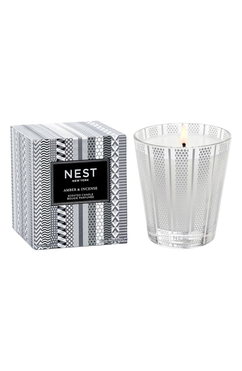 NEST New York Amber & Incense Scented Candle, Main, color, 