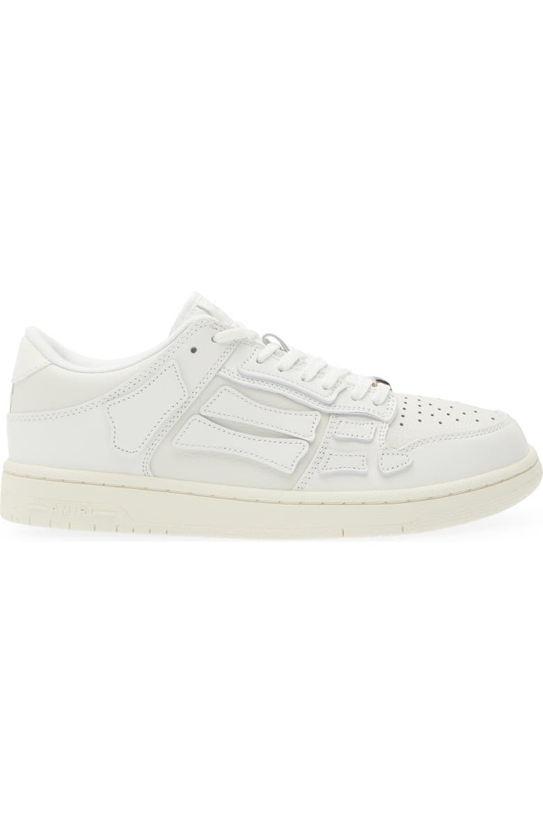 AMIRI Skeleton Low Top Sneaker, Alternate, color, White/ White/ Vintage