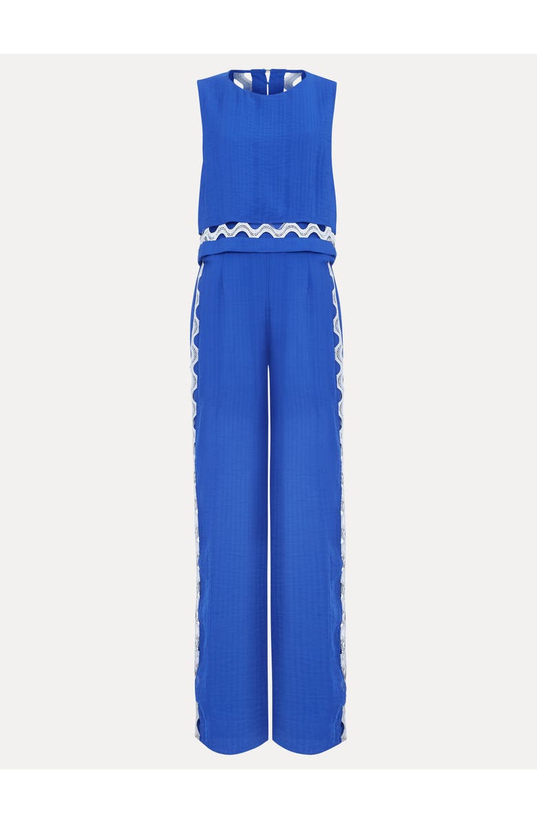 Phase Eight Aubrey Sleeveless Wide Leg Jumpsuit, Alternate, color, Blue