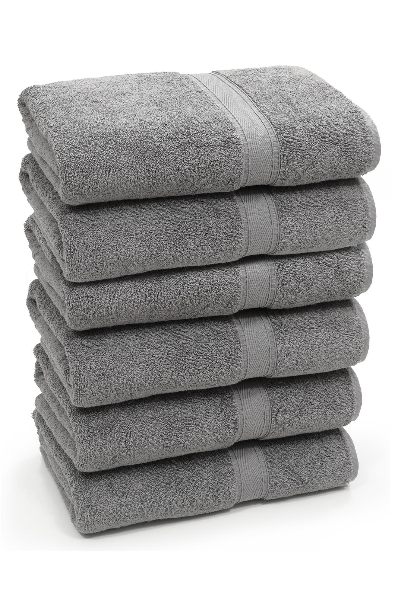 LINUM HOME TEXTILES 100% Turkish Cotton Sinemis Terry Washcloths - Set of 6 or 12