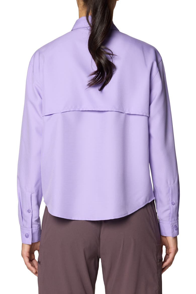 Sun Drift Cooling Long Sleeve UPF 50+ Shirt, Alternate, color, HARBOR VIOLET