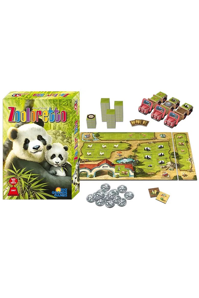 Rio Grand Games Zooloretto Animal Set Collecting Card Game, Age 14+, Alternate, color, Multicolored