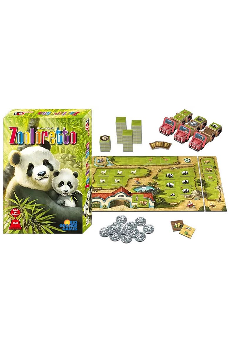 Rio Grande Games Rio Grand Games Zooloretto Animal Set Collecting Card Game, Age 14+, Alternate, color, Multicolored