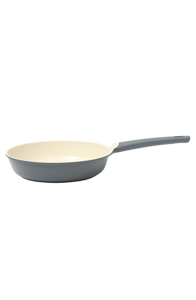 OSTER Rooney 12 Inch Ceramic Nonstick Cast Aluminum Frying Pan, Main, color, Grey