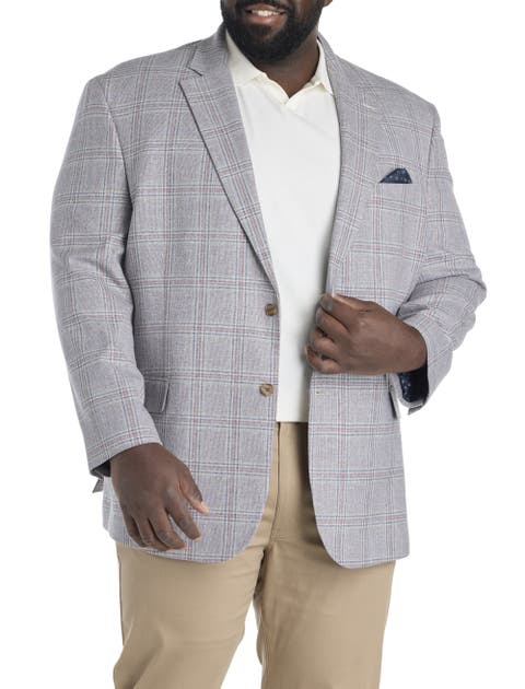Big & Tall Spring Plaid Sport Coat