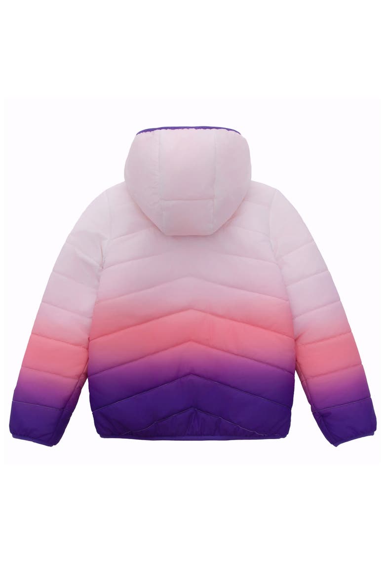 Kids' Reversible Soft Fleece Jacket, Alternate, color, Rose quartz gradient