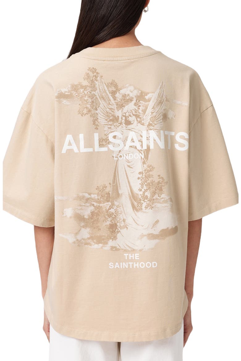Guardian Amelie Oversize Cotton Graphic T-Shirt, Alternate, color, SANDY WHITE