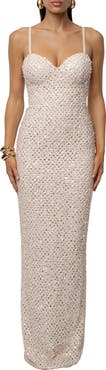 JLUXLABEL Jewel Opulence Sequin Gown
