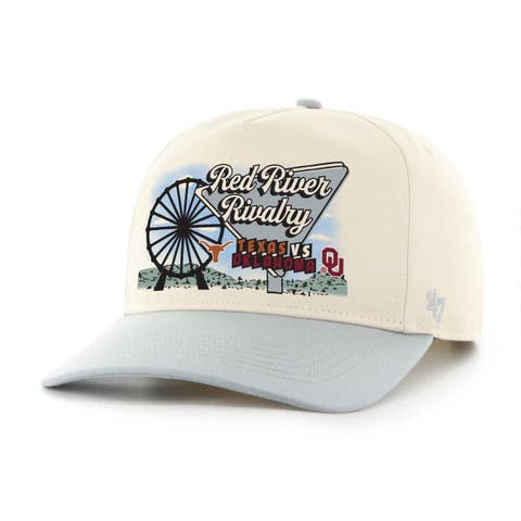 Men's '47 Natural/Gray Texas Longhorns vs. Oklahoma Sooners Red River Rivalry Showdown Hitch Adjustable Hat