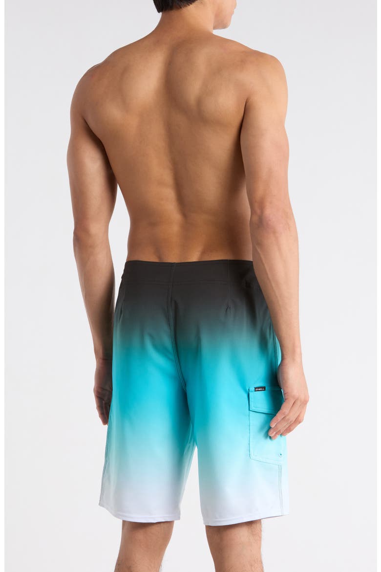 Hyperfreak Divergent Water Resistant Swim Trunks, Alternate, color, MARINE