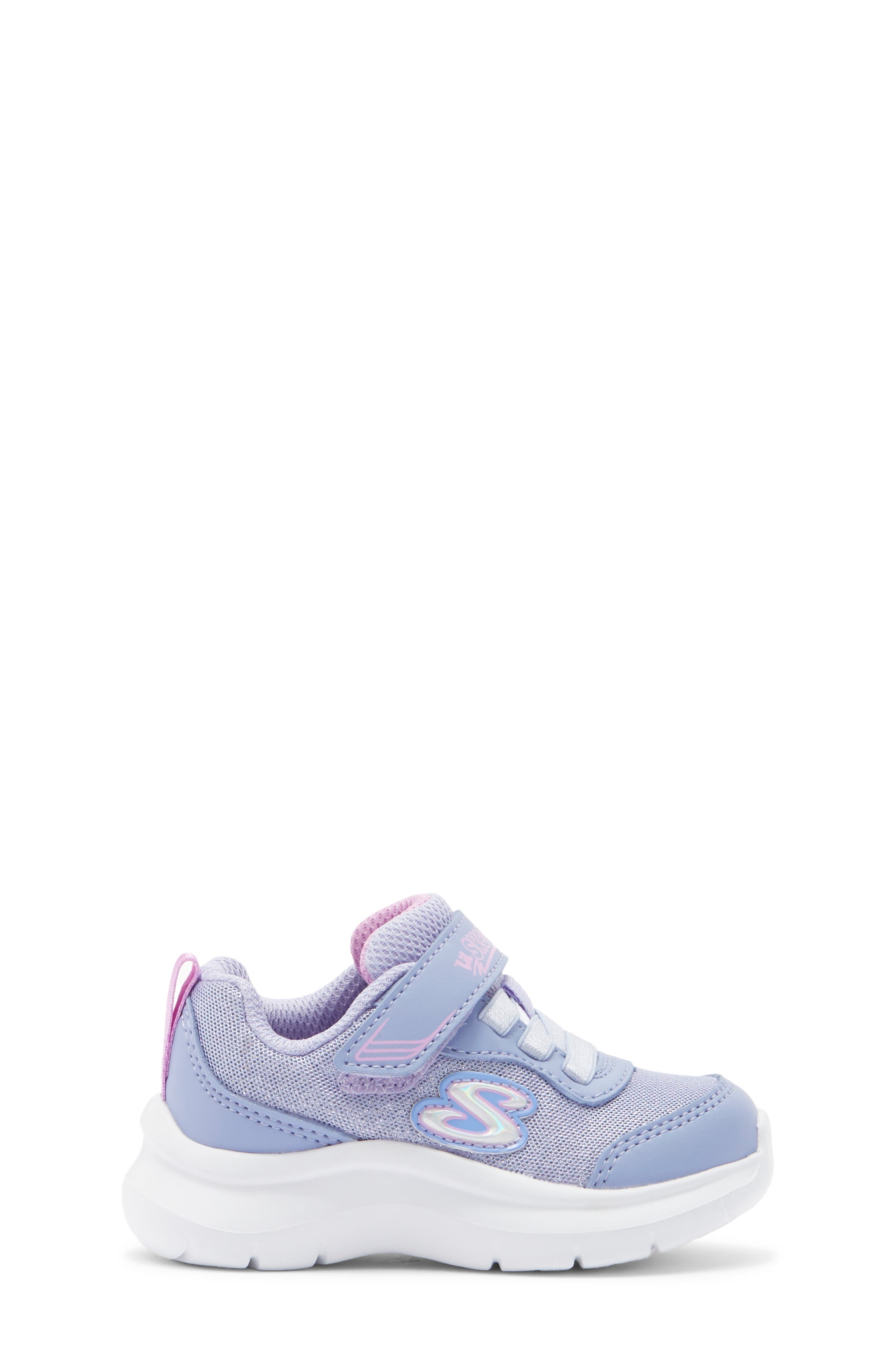 SKECHERS Kids' Skech Fast Sparkly Sister Sneaker, Alternate, color, Lavender