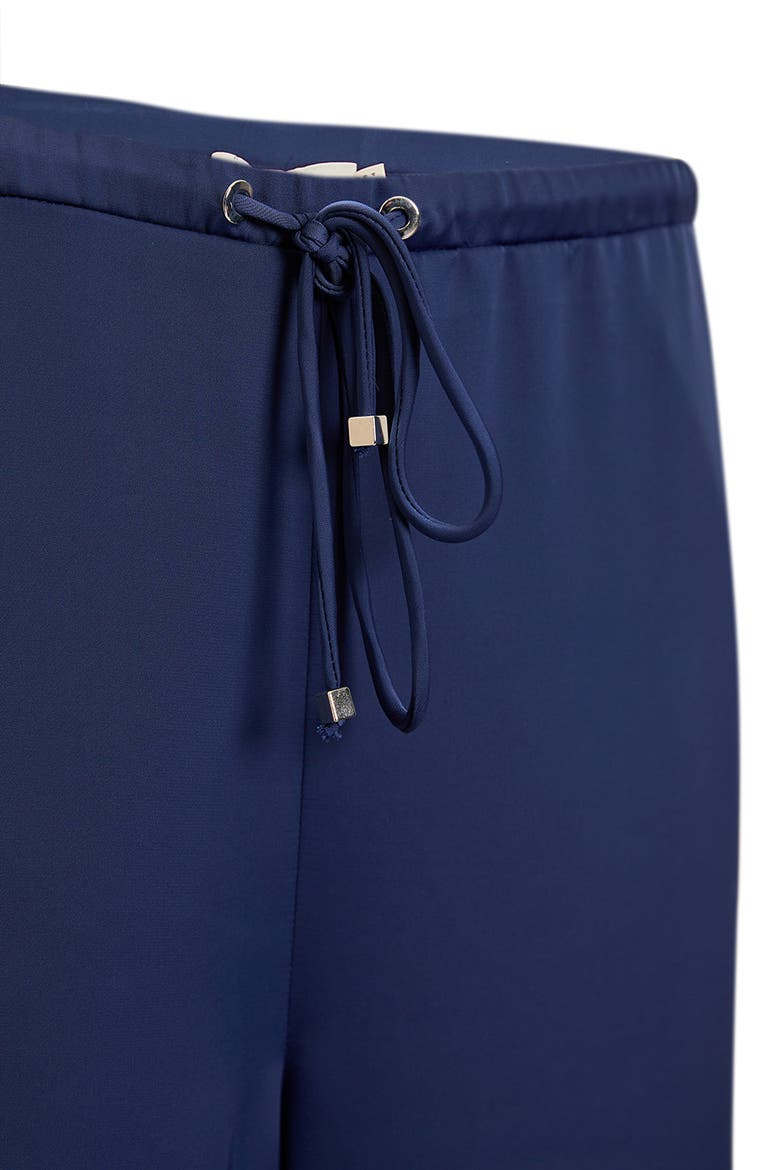 Elastic Waist Drawstring Regular Pants, Alternate, color, NAVY